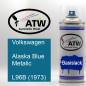 Preview: Volkswagen, Alaska Blue Metalic, L96B (1973): 400ml Sprühdose, von ATW Autoteile West.